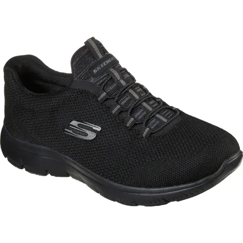 Zapatillas Skechers Urbanas Mujer Summits color negro | Platanitos