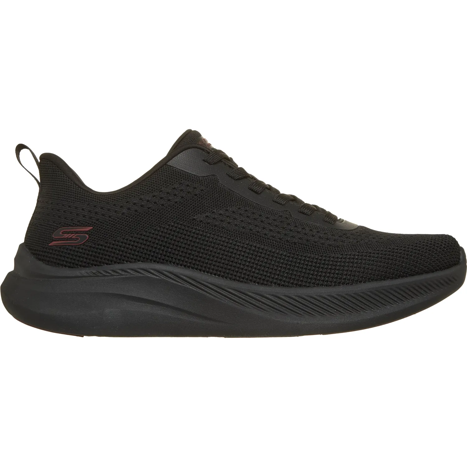 Zapatillas Skechers Urbanas Hombre Bobs Moda Flex color negro | Platanitos