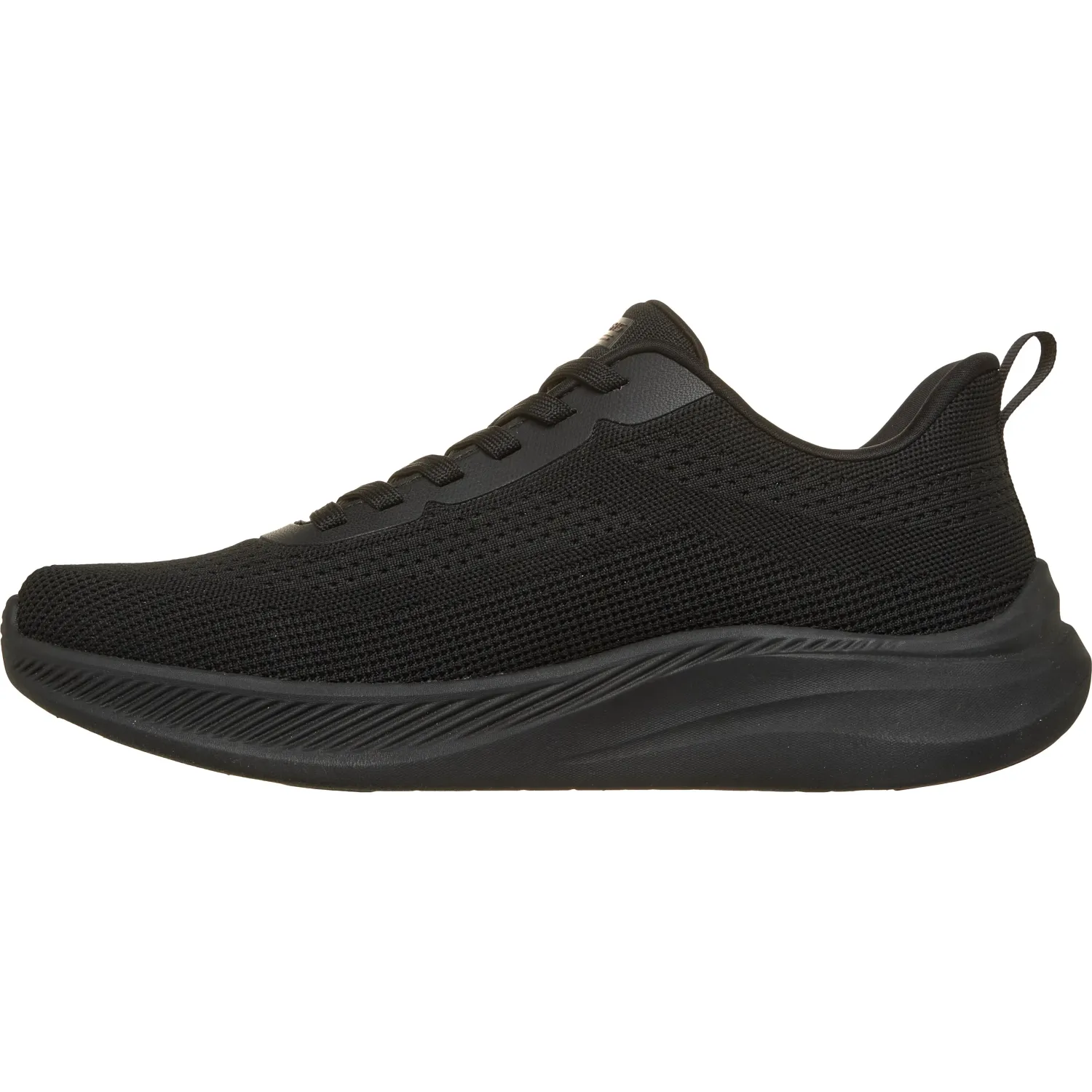 Zapatillas Skechers Urbanas Hombre Bobs Moda Flex color negro | Platanitos