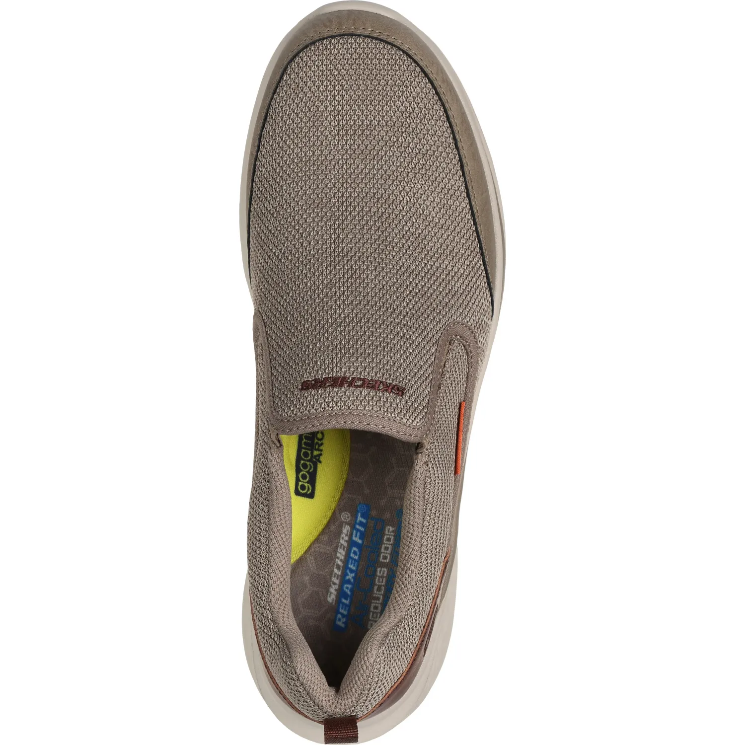Zapatillas Skechers Urbanas Hombre Slade color marron | Platanitos