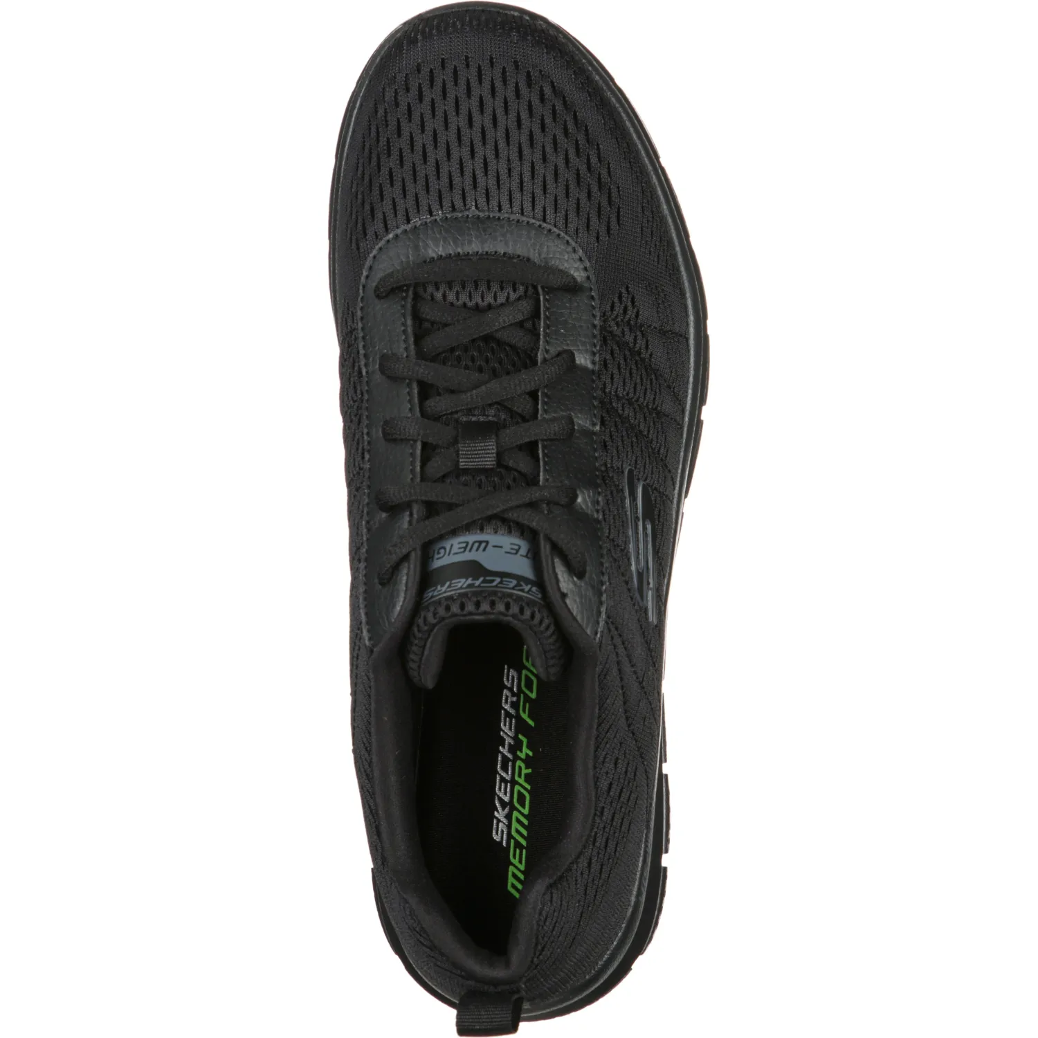 Zapatillas Skechers Urbanas Hombre Track color negro | Platanitos