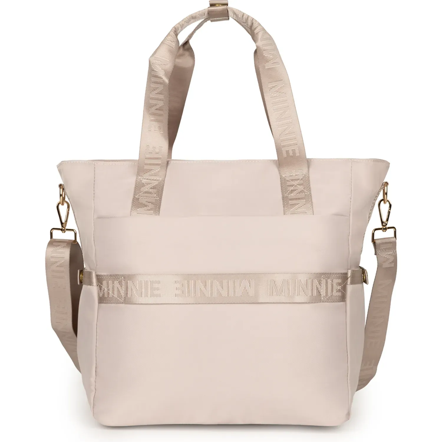 Bolso Porta Grande Mujer Saori Minnie Dark Beige color beige | Platanitos