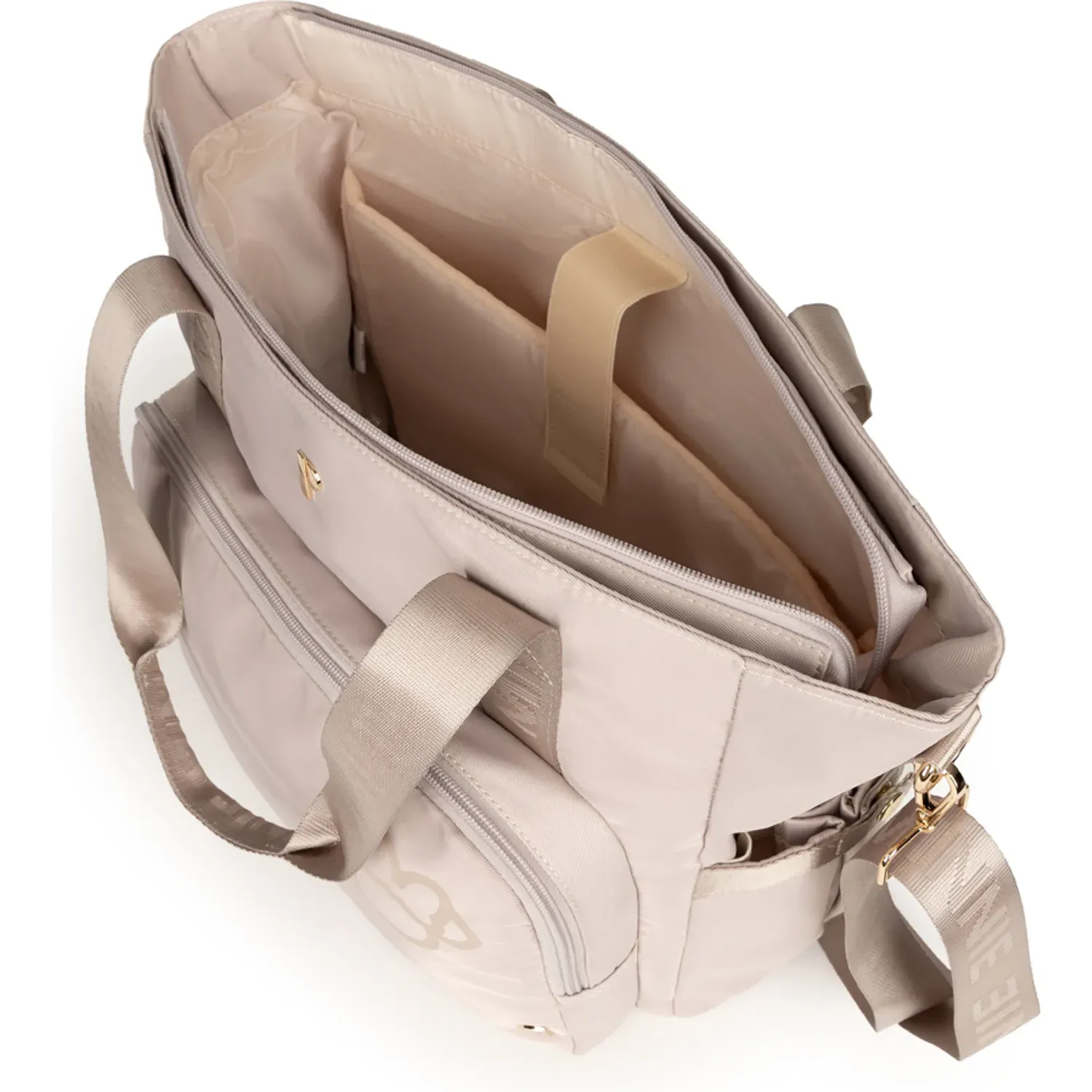 Bolso Porta Grande Mujer Saori Minnie Dark Beige color beige | Platanitos