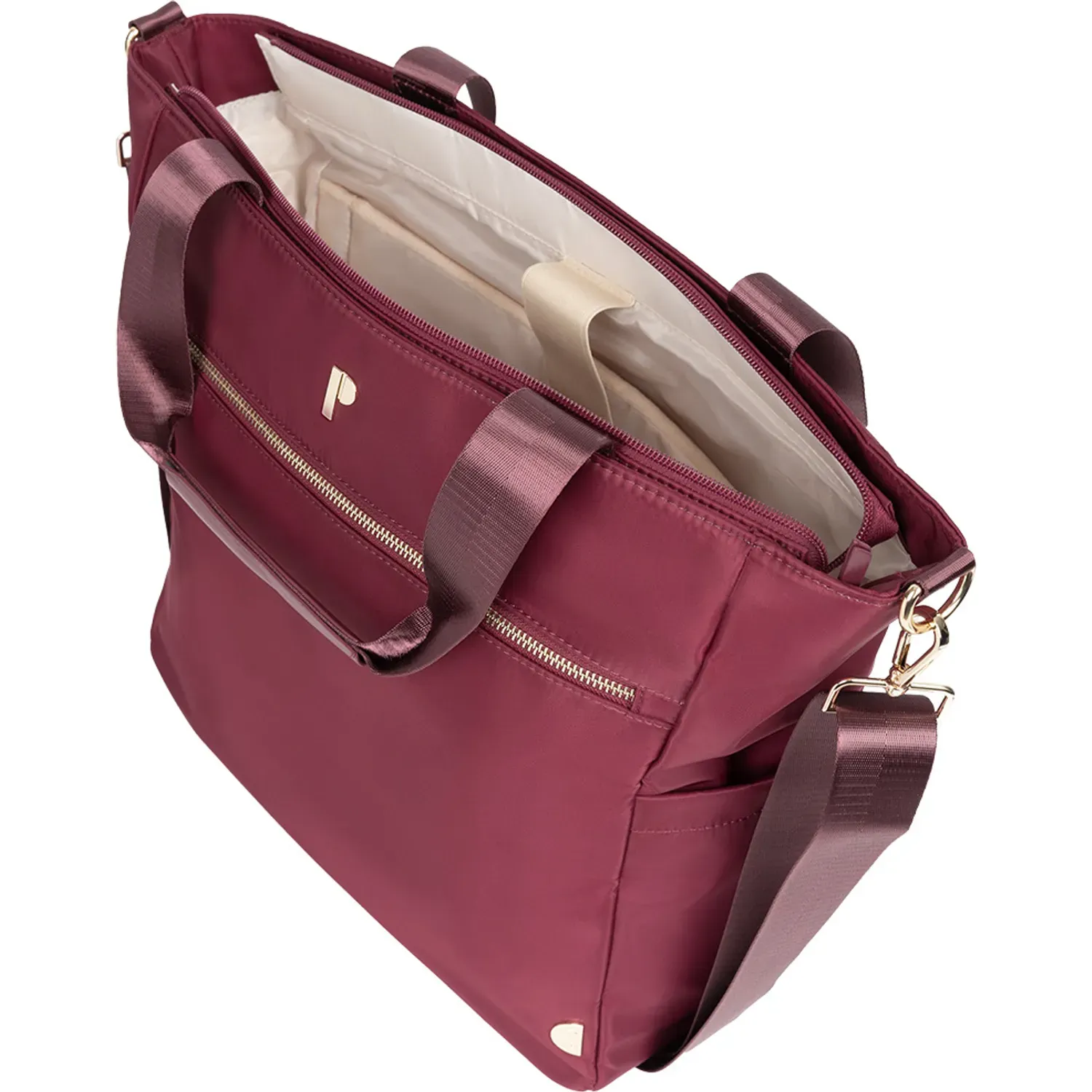 Bolso Porta Mujer Aldana color guinda | Platanitos