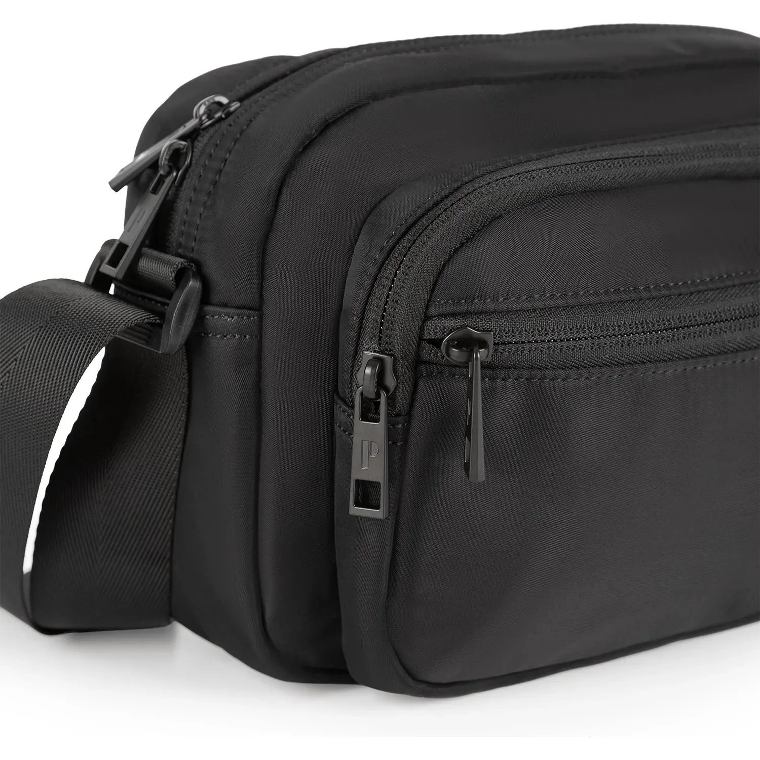 Bolso Porta Mujer Jessica color negro | Platanitos