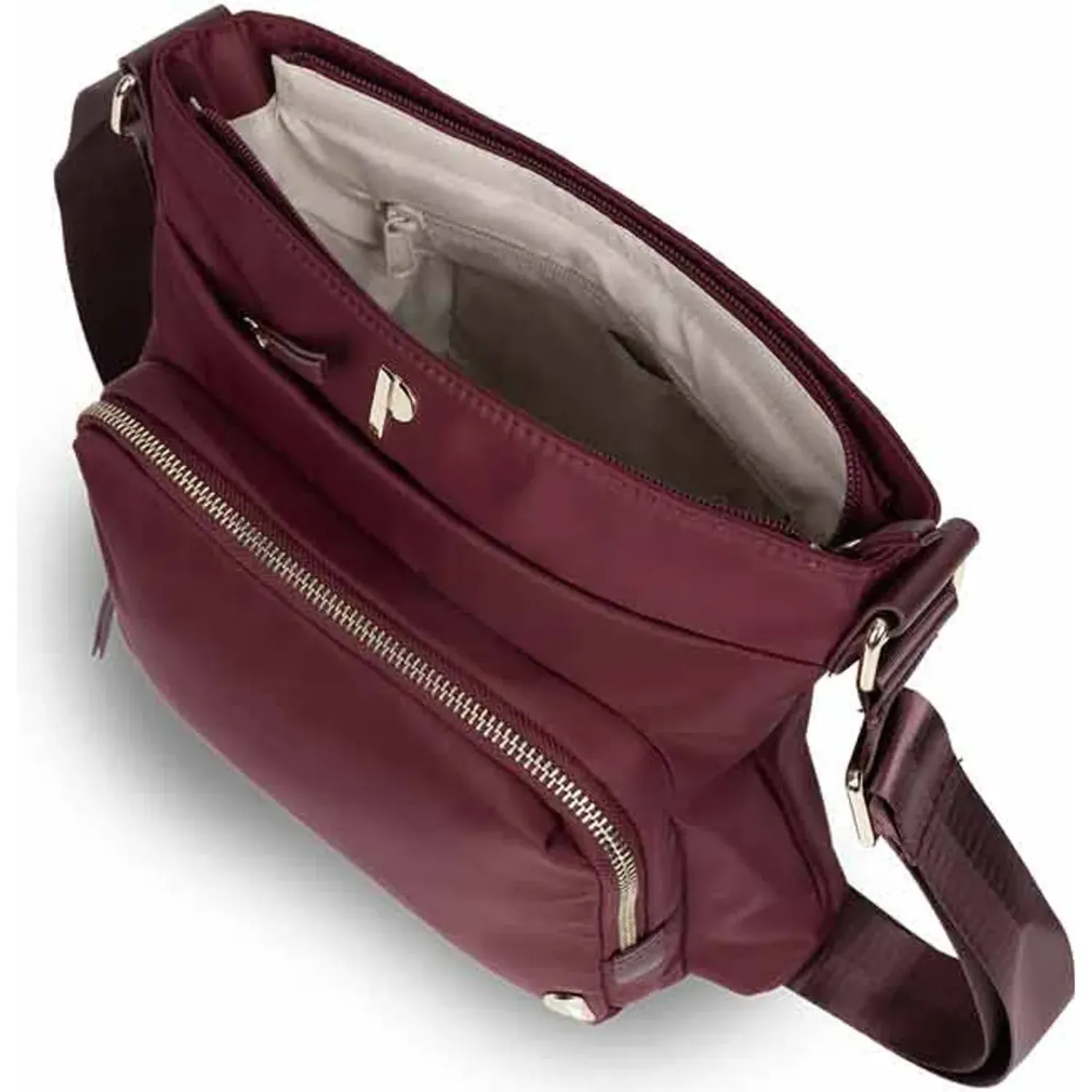 PORTA Bolso Porta Mujer Liara Bls2 color guinda | Platanitos