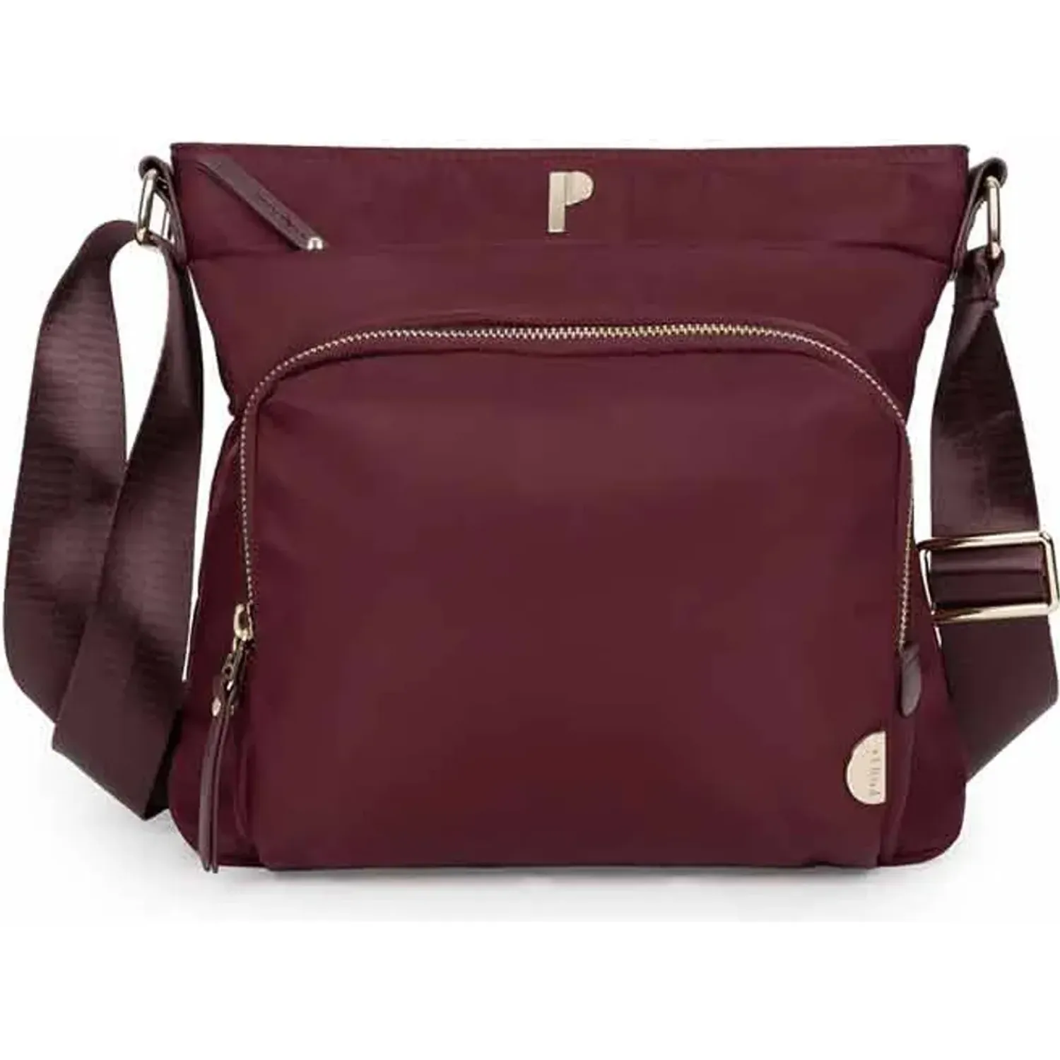 PORTA Bolso Porta Mujer Liara Bls2 color guinda | Platanitos