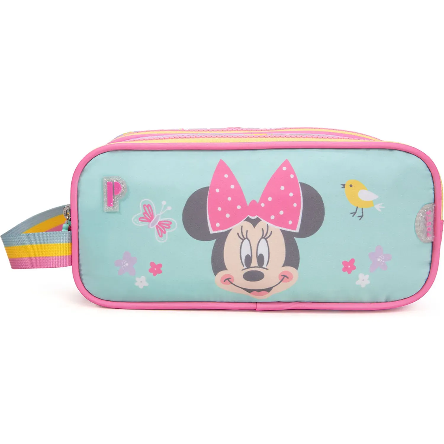 Cartuchera Porta Unisex Felty Nature Minnie color rosado | Platanitos