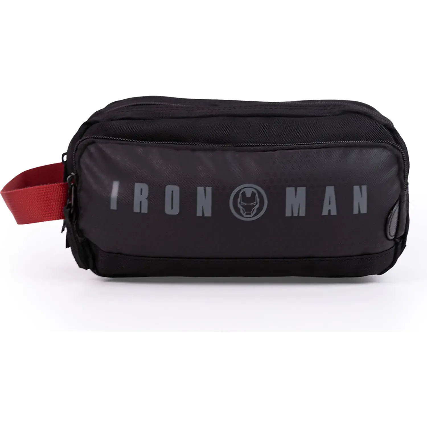 Cartuchera Porta Unisex Franco Ironman Black color negro | Platanitos