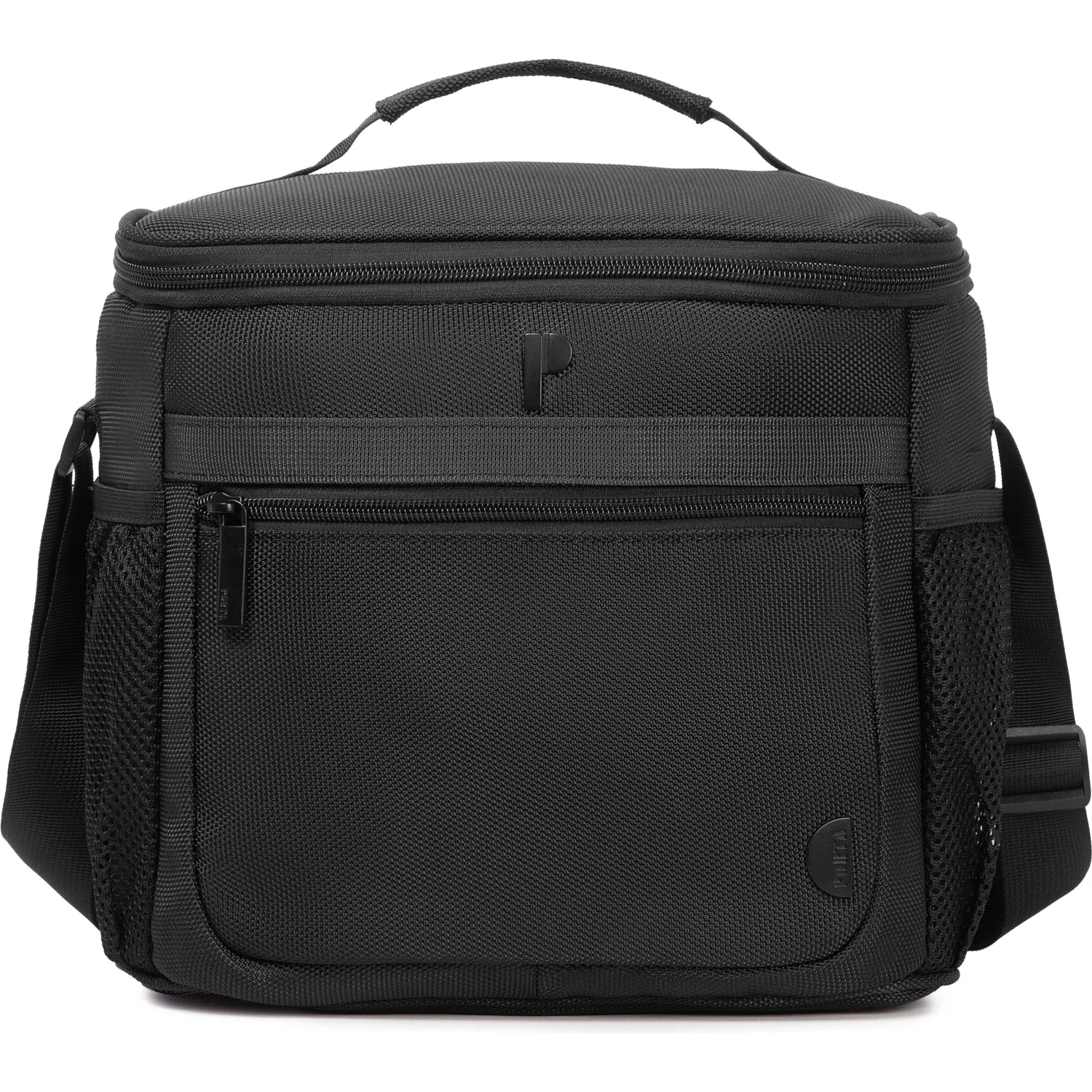 Lonchera Porta Unisex Faber color negro | Platanitos