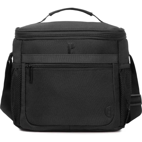 Lonchera Porta Unisex Faber color negro | Platanitos