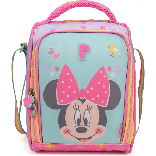 Lonchera Porta Unisex Felty Nature Minnie color rosado | Platanitos