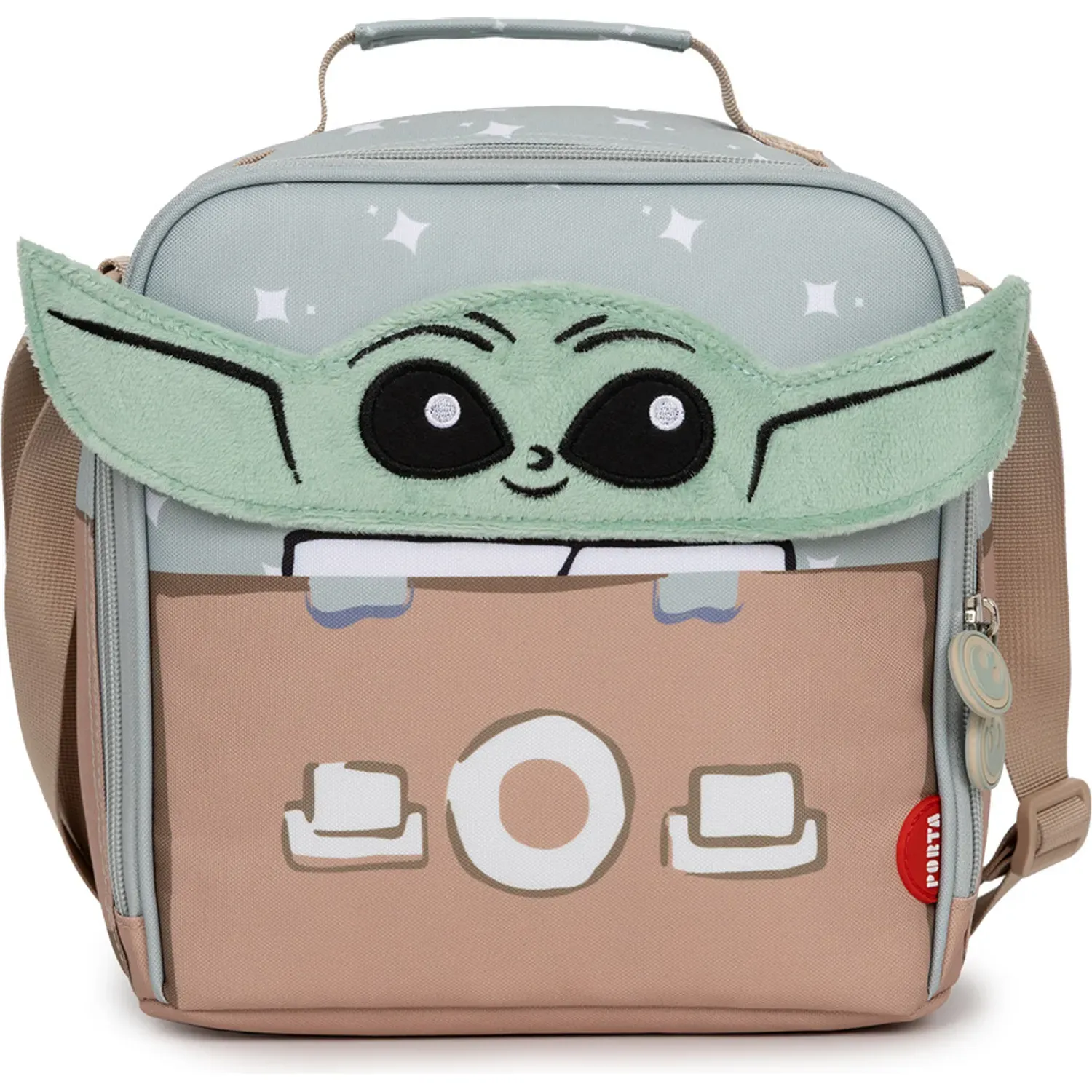 Lonchera Porta Unisex Manu Grogu In The Bag color verde | Platanitos