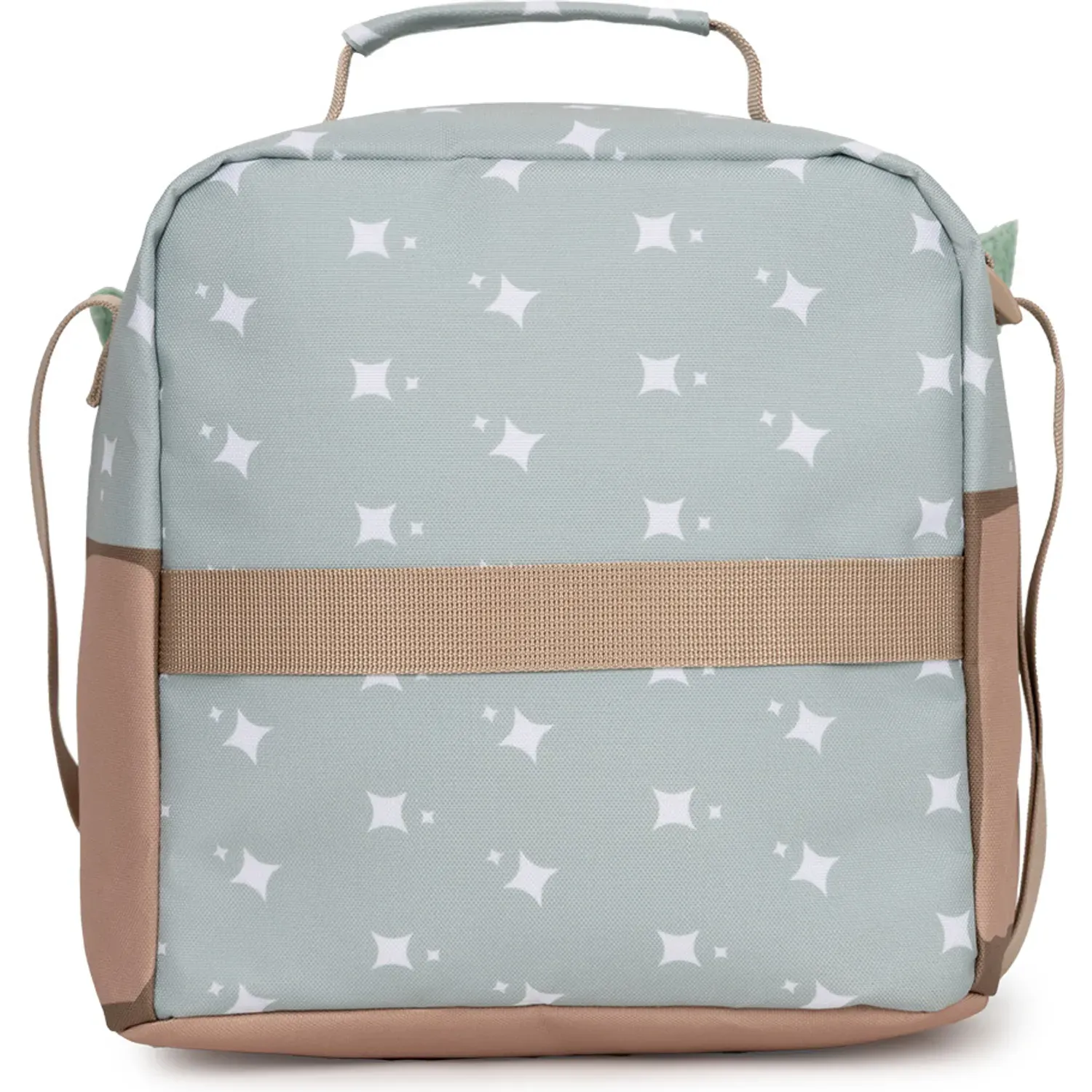 Lonchera Porta Unisex Manu Grogu In The Bag color verde | Platanitos