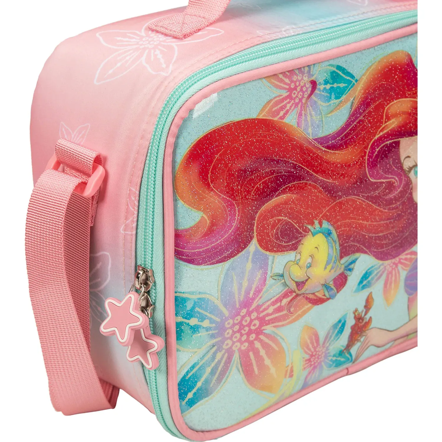 Lonchera Porta Unisex Sarah Sea Princess color rosado | Platanitos
