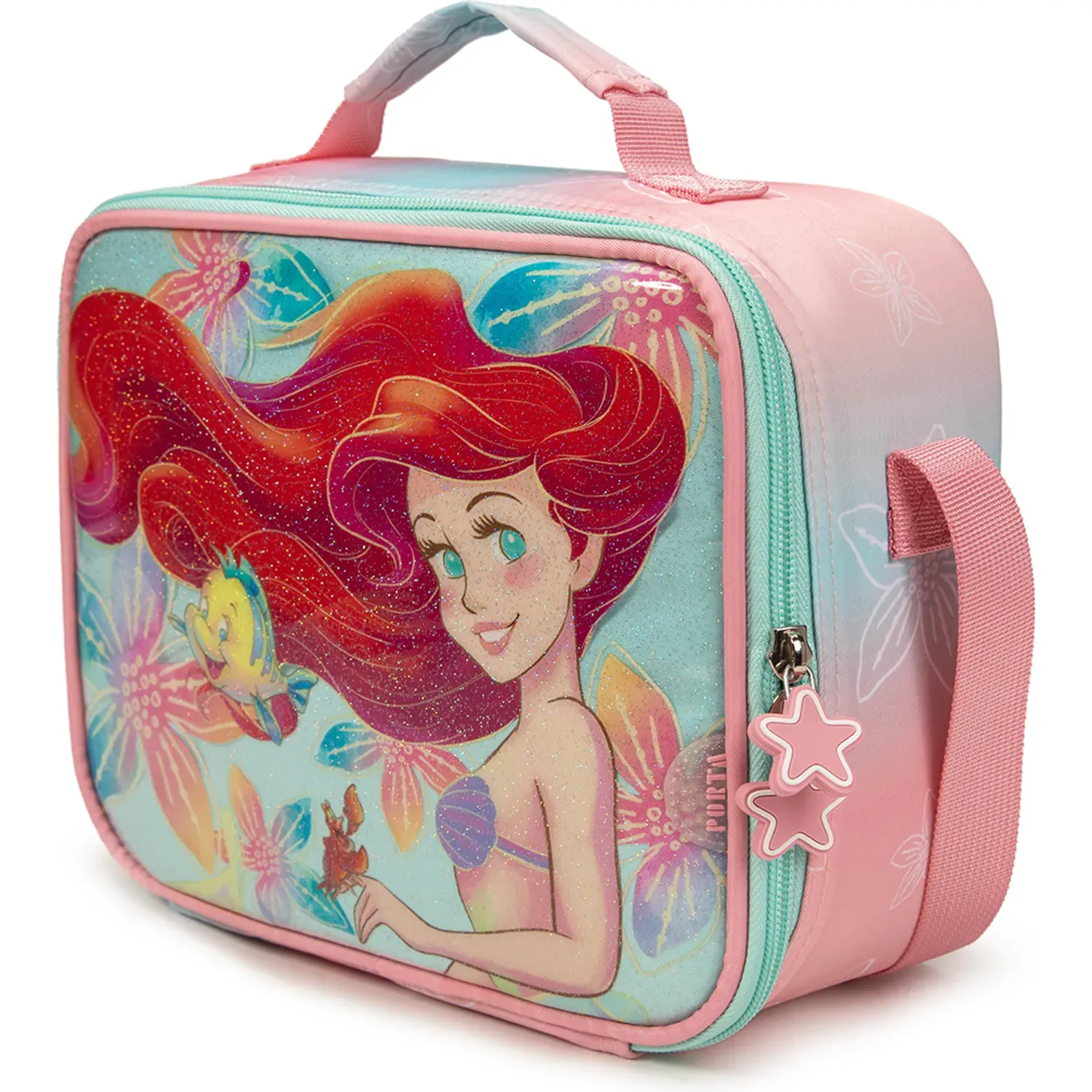 Lonchera Porta Unisex Sarah Sea Princess color rosado | Platanitos