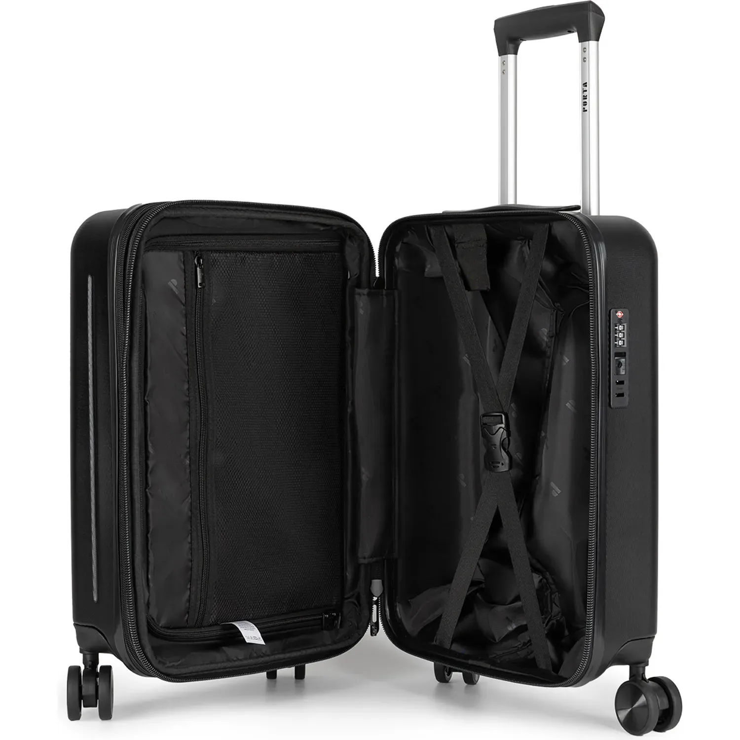 Maleta Porta Unisex Asturias 18 color negro | Platanitos