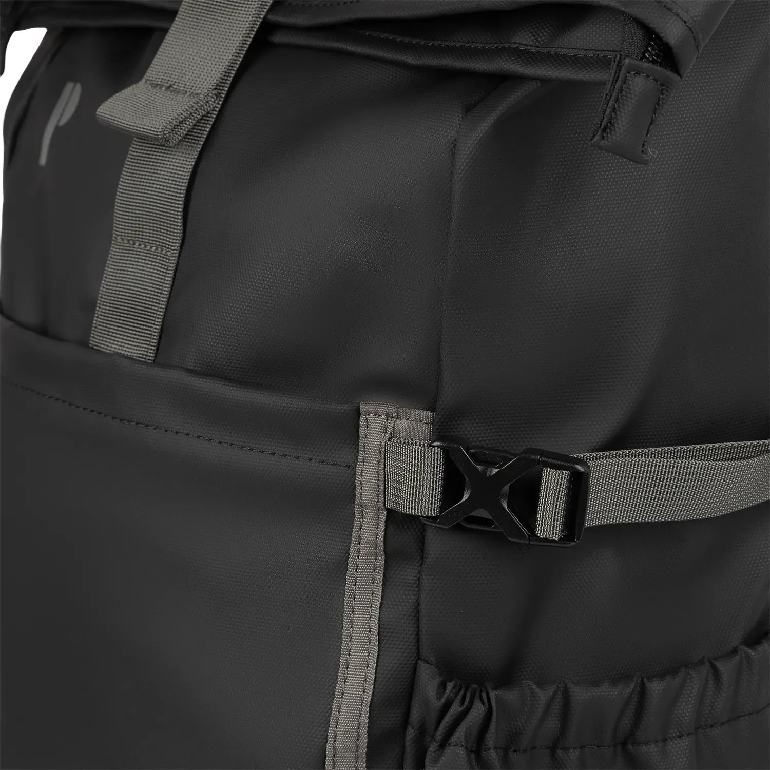 Mochila Porta Unisex Calan color negro / verde | Platanitos