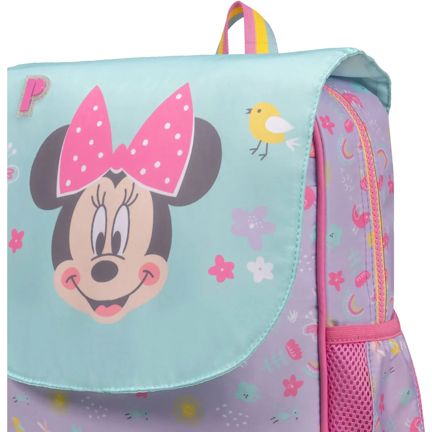 Mochila Porta Unisex Felty Nature Minnie color rosado | Platanitos
