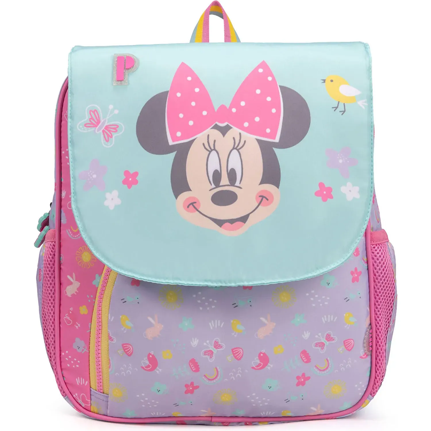 Mochila Porta Unisex Felty Nature Minnie color rosado | Platanitos