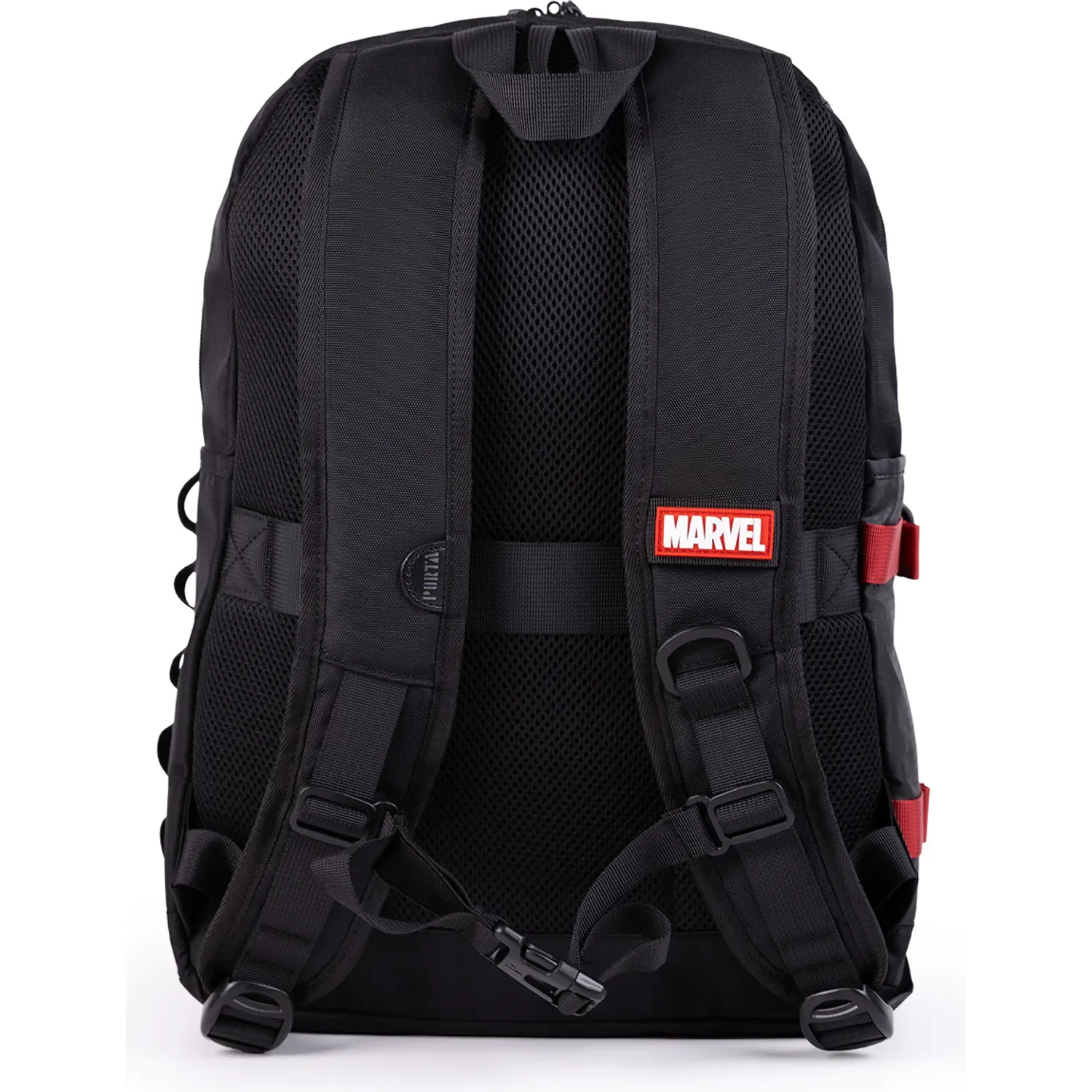 Mochila Porta Unisex Franco Ironman Black color negro | Platanitos