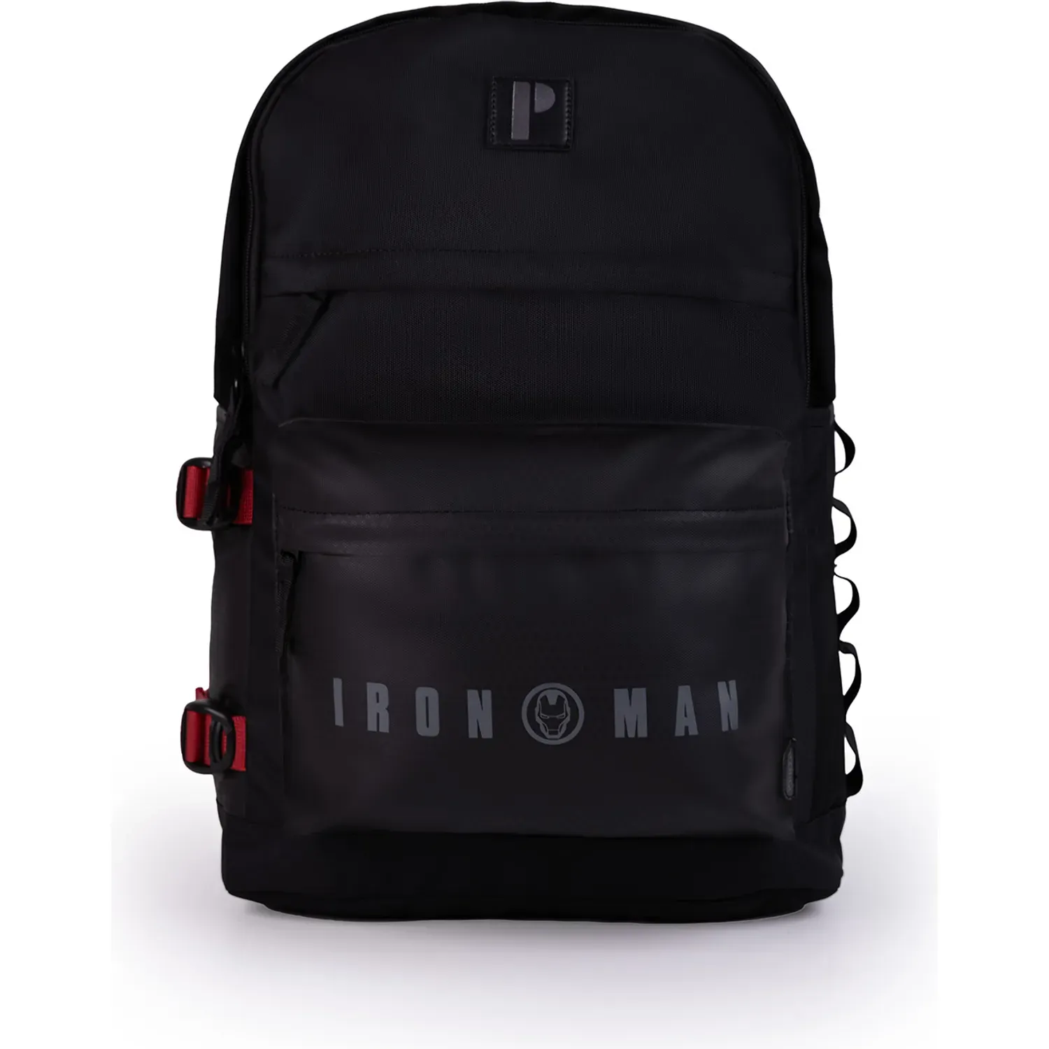 Mochila Porta Unisex Franco Ironman Black color negro | Platanitos