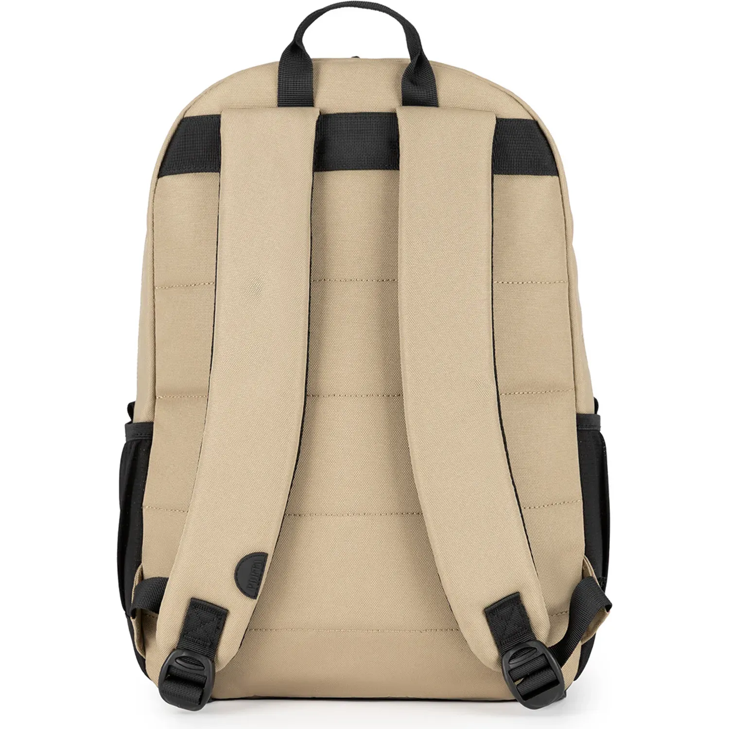 Mochila Porta Unisex Nervo color beige/negro | Platanitos