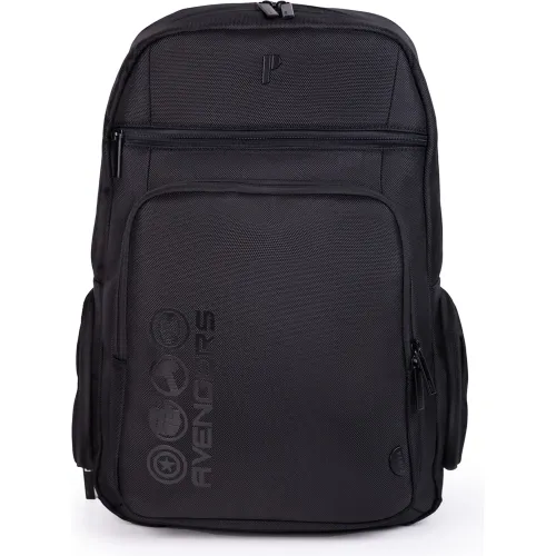Mochila Porta Unisex Raven Avengers Black color negro | Platanitos