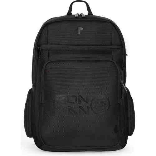 Mochila Porta Unisex Raven Ironman Black color negro | Platanitos