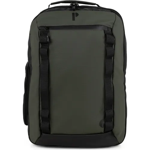 Mochila Porta Viajera Unisex Ankara color verde | Platanitos
