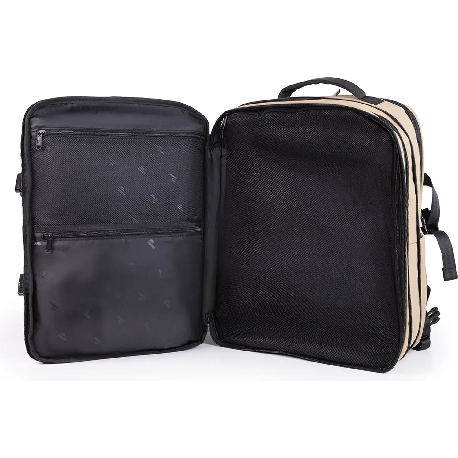 Mochila Porta Viajera Unisex Dego color beige | Platanitos