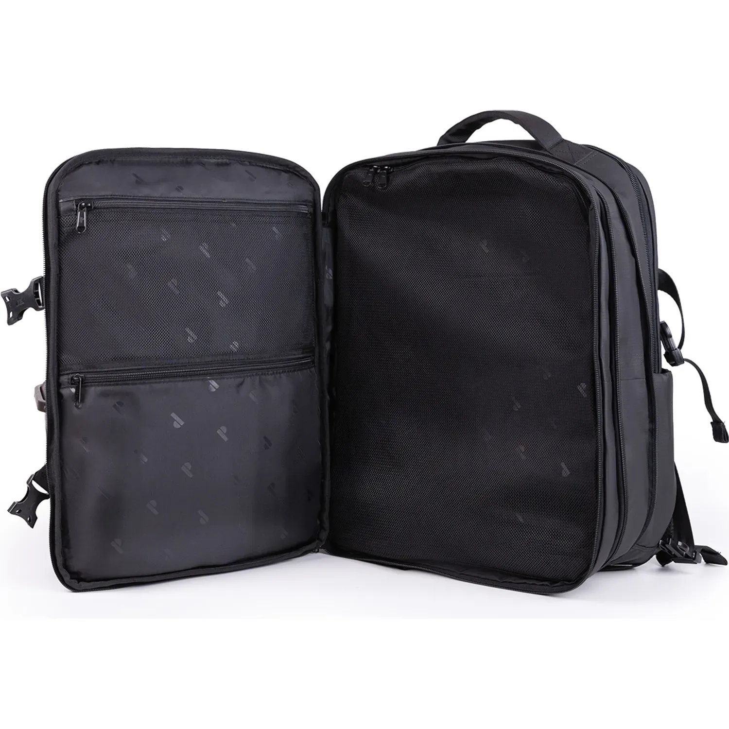 Mochila Porta Viajera Unisex Dego color negro | Platanitos