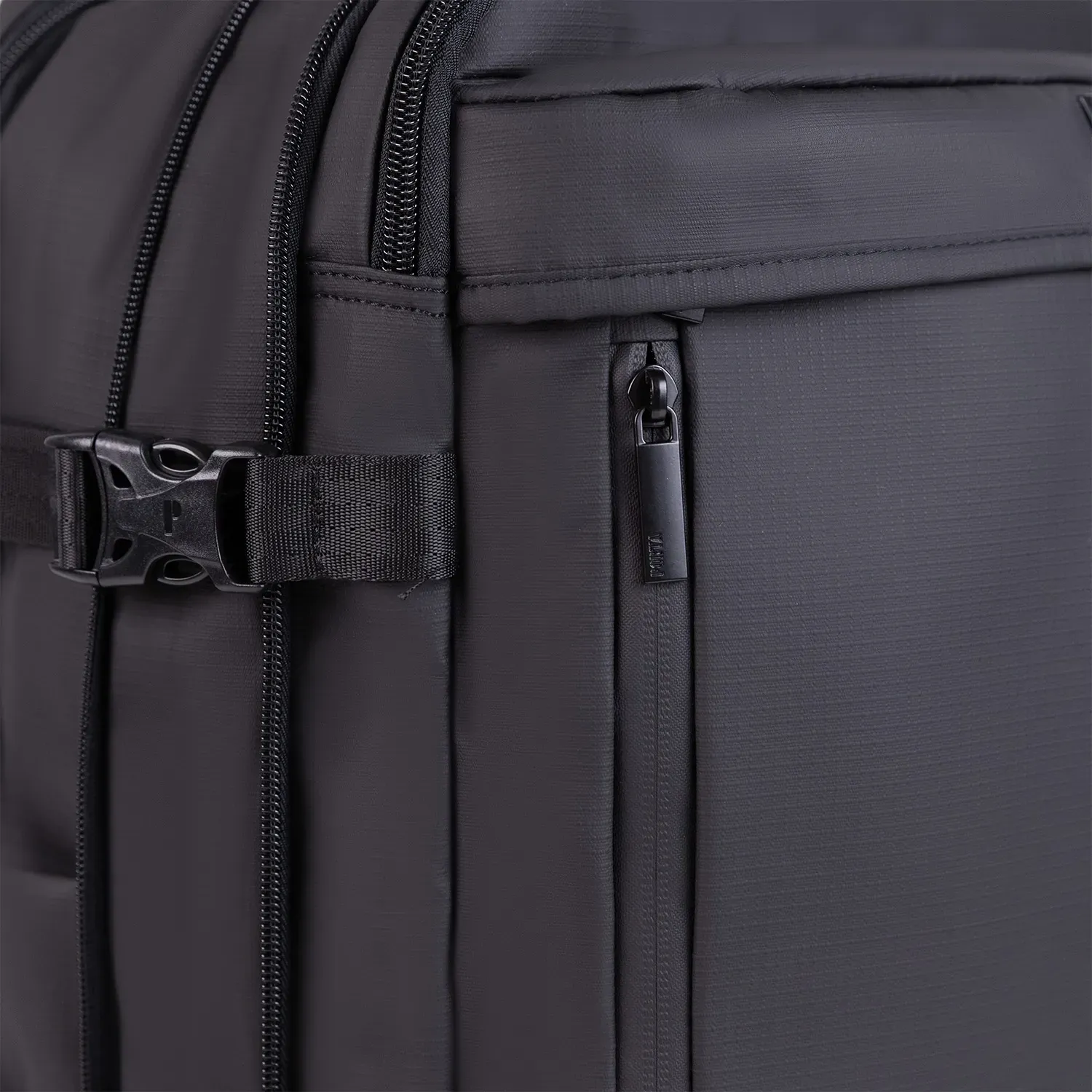 Mochila Porta Viajera Unisex Dego color negro | Platanitos