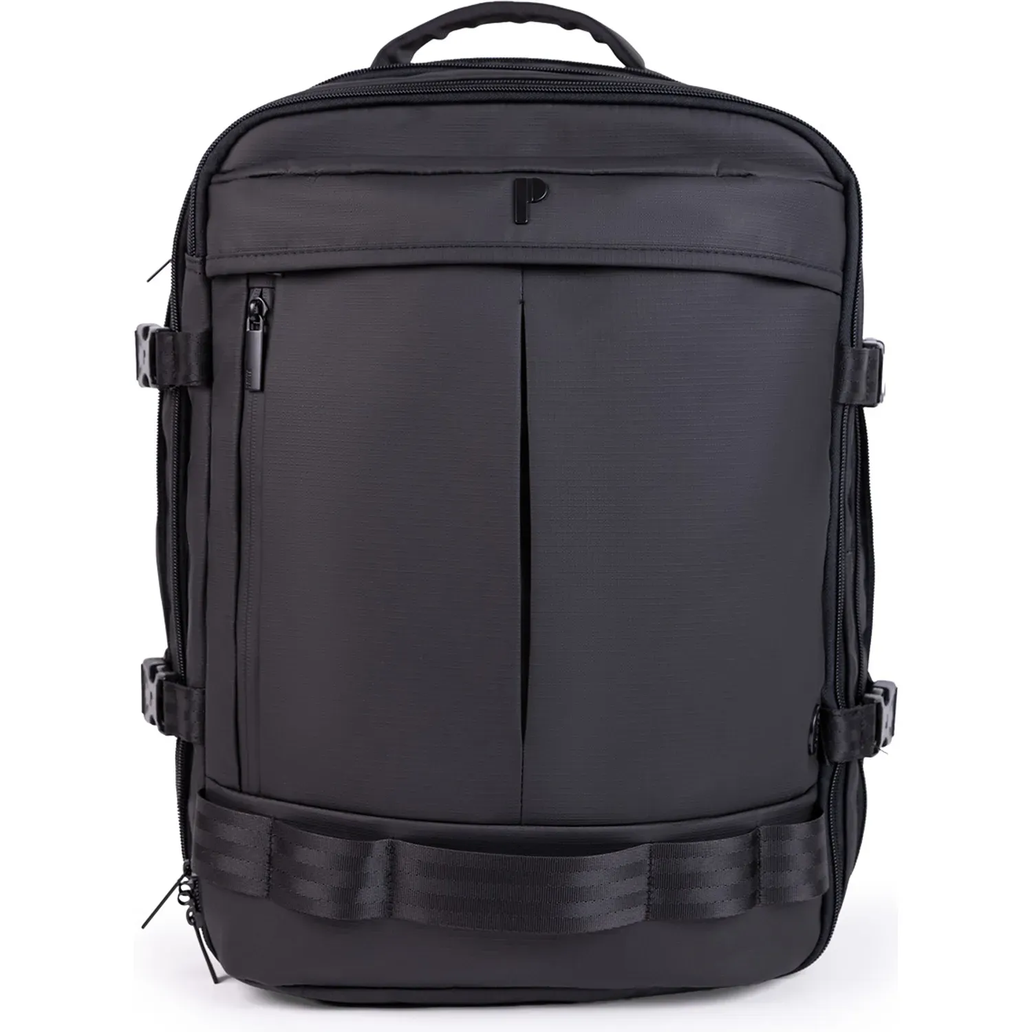Mochila Porta Viajera Unisex Dego color negro | Platanitos
