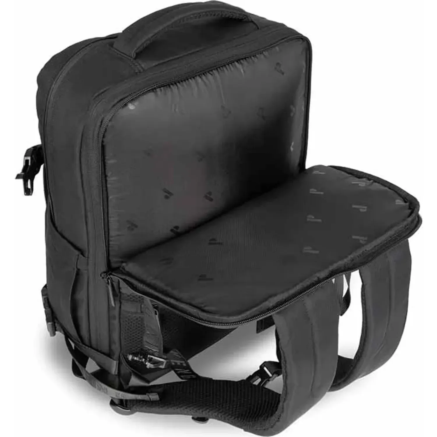 Mochila Porta Viajera Unisex Haven Avengers Icons color negro | Platanitos