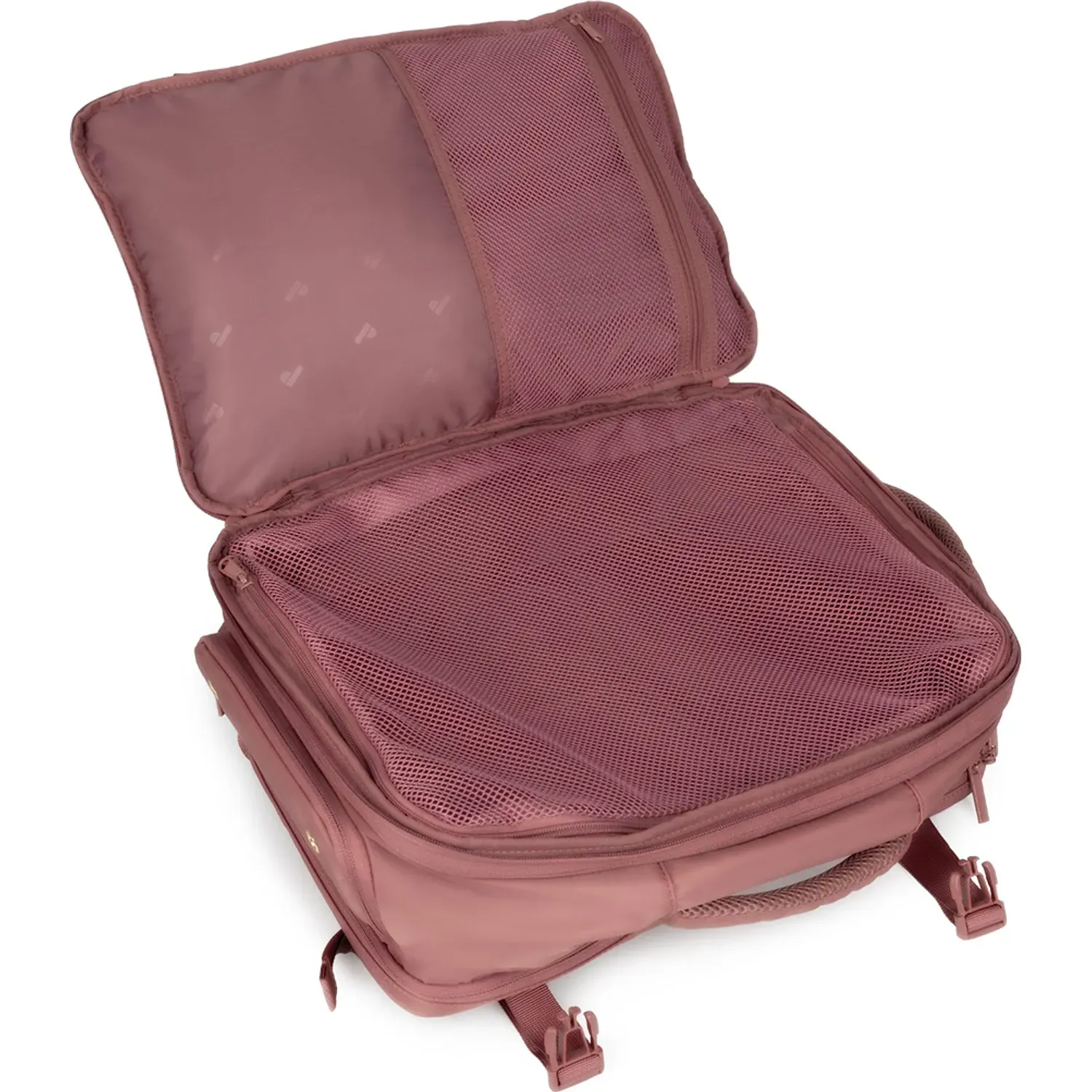 Mochila Porta Viajera Unisex Kegel color rosado | Platanitos