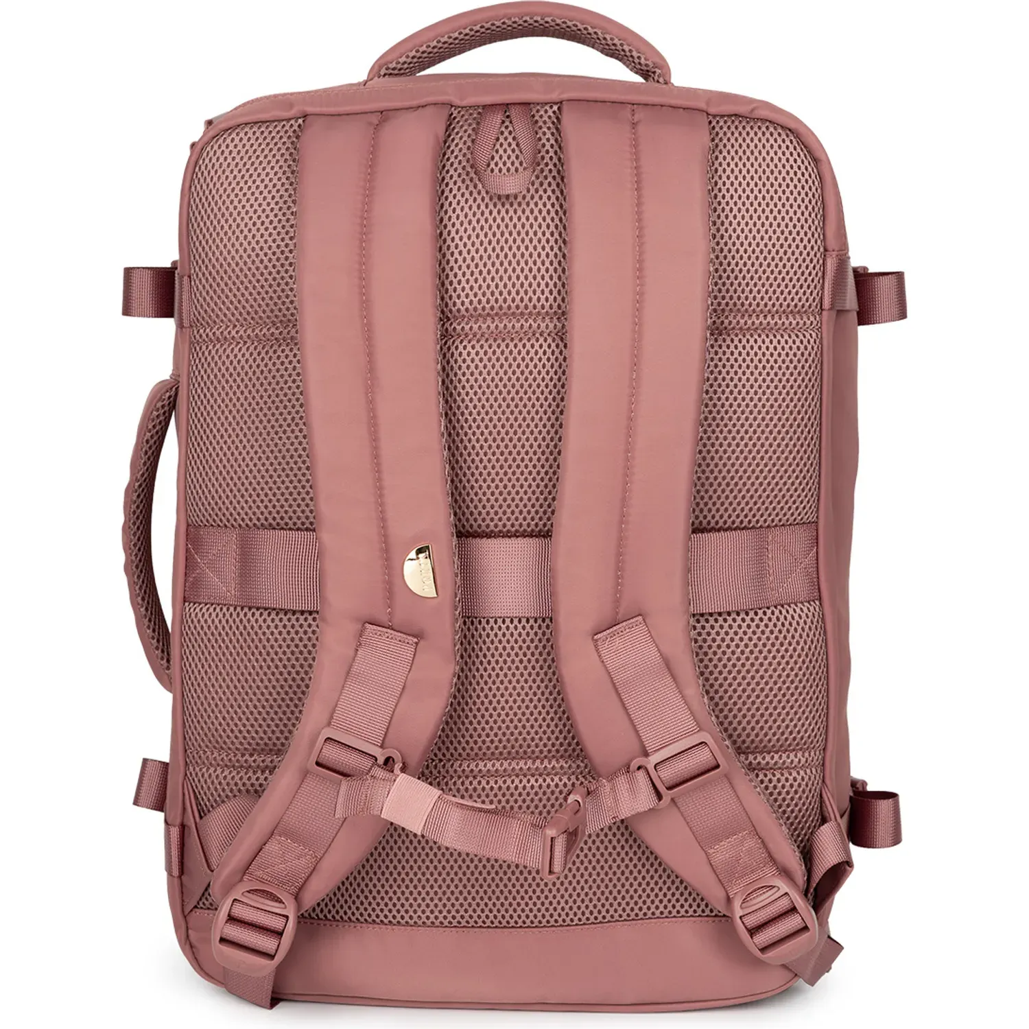 Mochila Porta Viajera Unisex Kegel color rosado | Platanitos