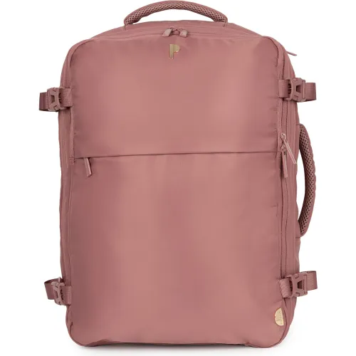 Mochila Porta Viajera Unisex Kegel color rosado | Platanitos