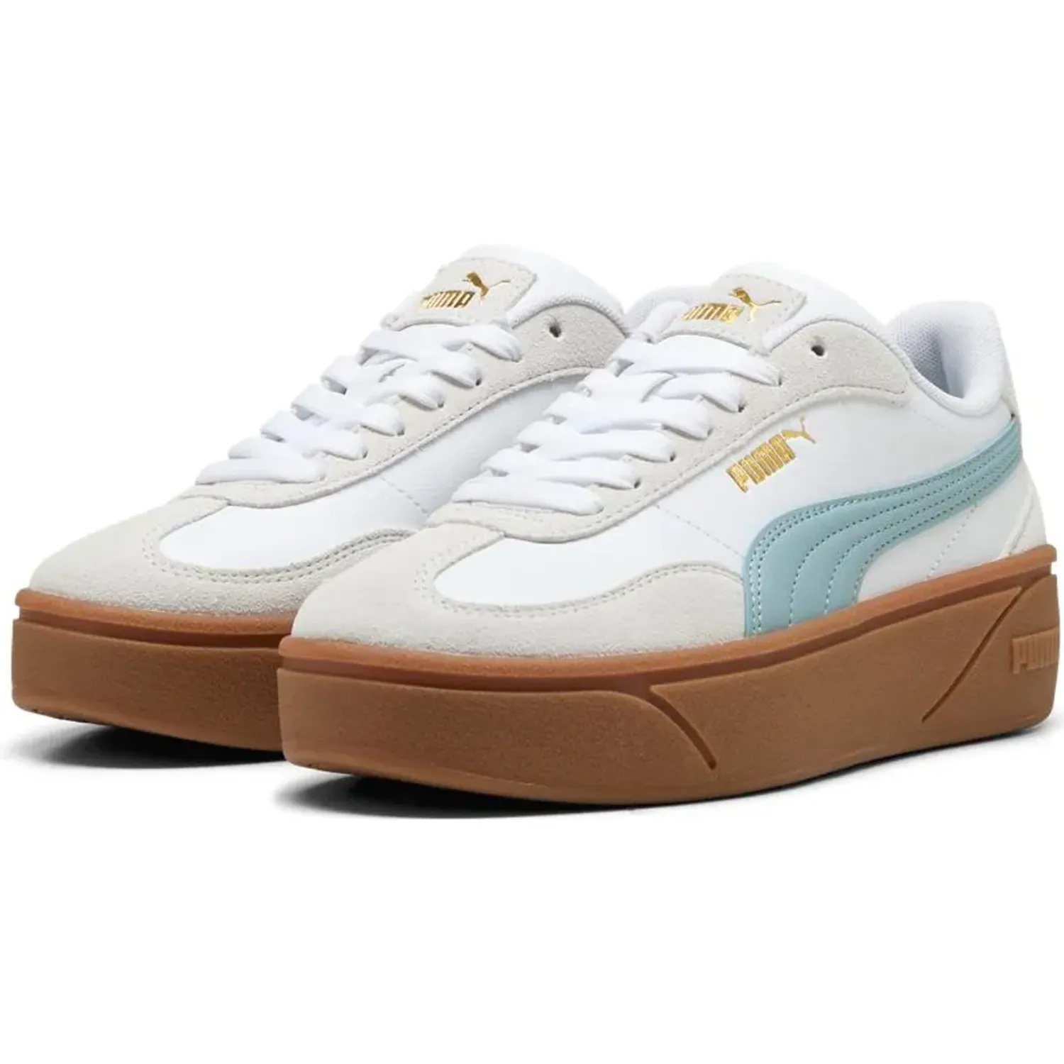 Zapatillas Puma Urbanas Mujer Club Ii Era Platform Wns color blanco | Platanitos