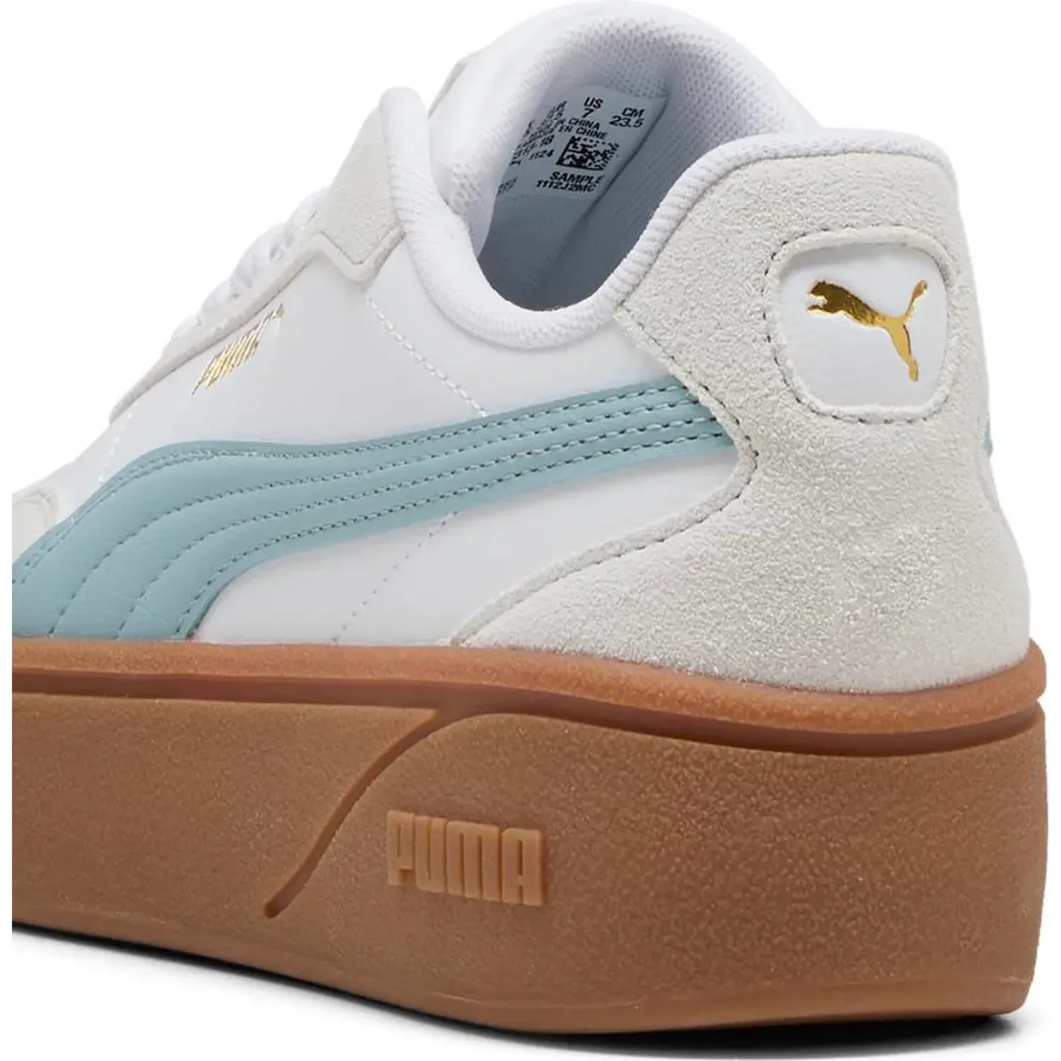 Zapatillas Puma Urbanas Mujer Club Ii Era Platform Wns color blanco | Platanitos