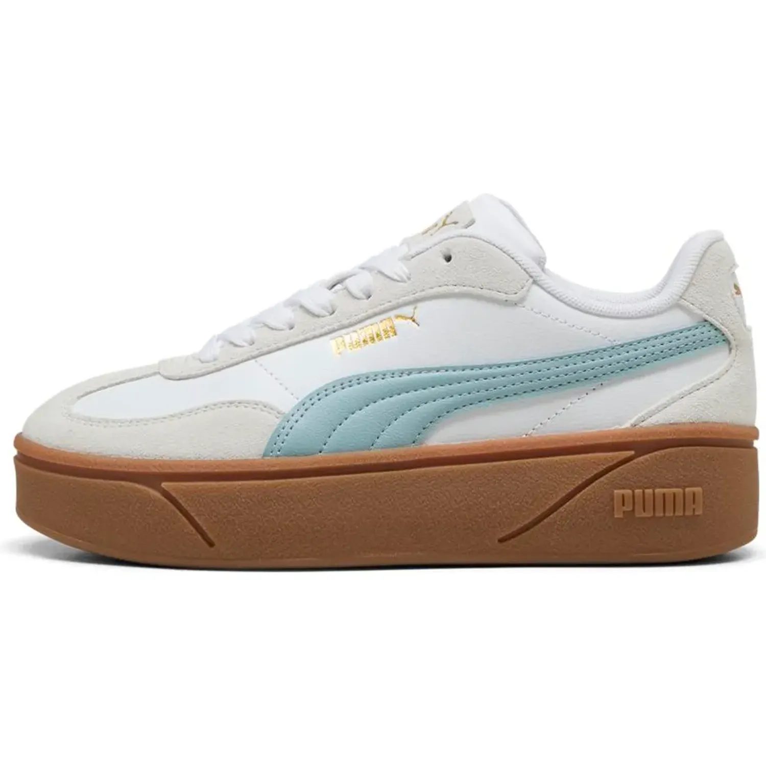 Zapatillas Puma Urbanas Mujer Club Ii Era Platform Wns color blanco | Platanitos