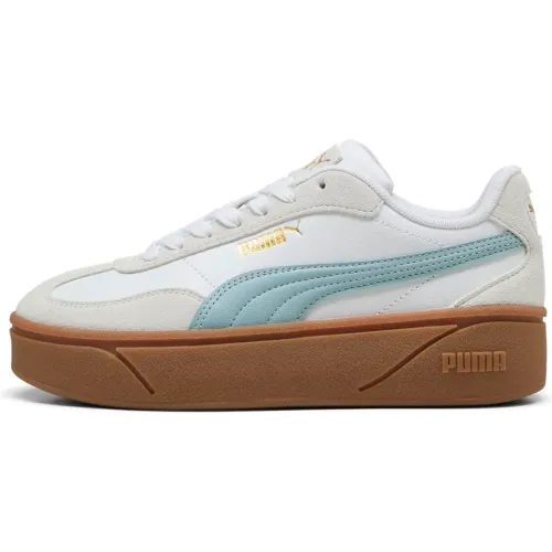 Zapatillas Puma Urbanas Mujer Club Ii Era Platform Wns color blanco | Platanitos