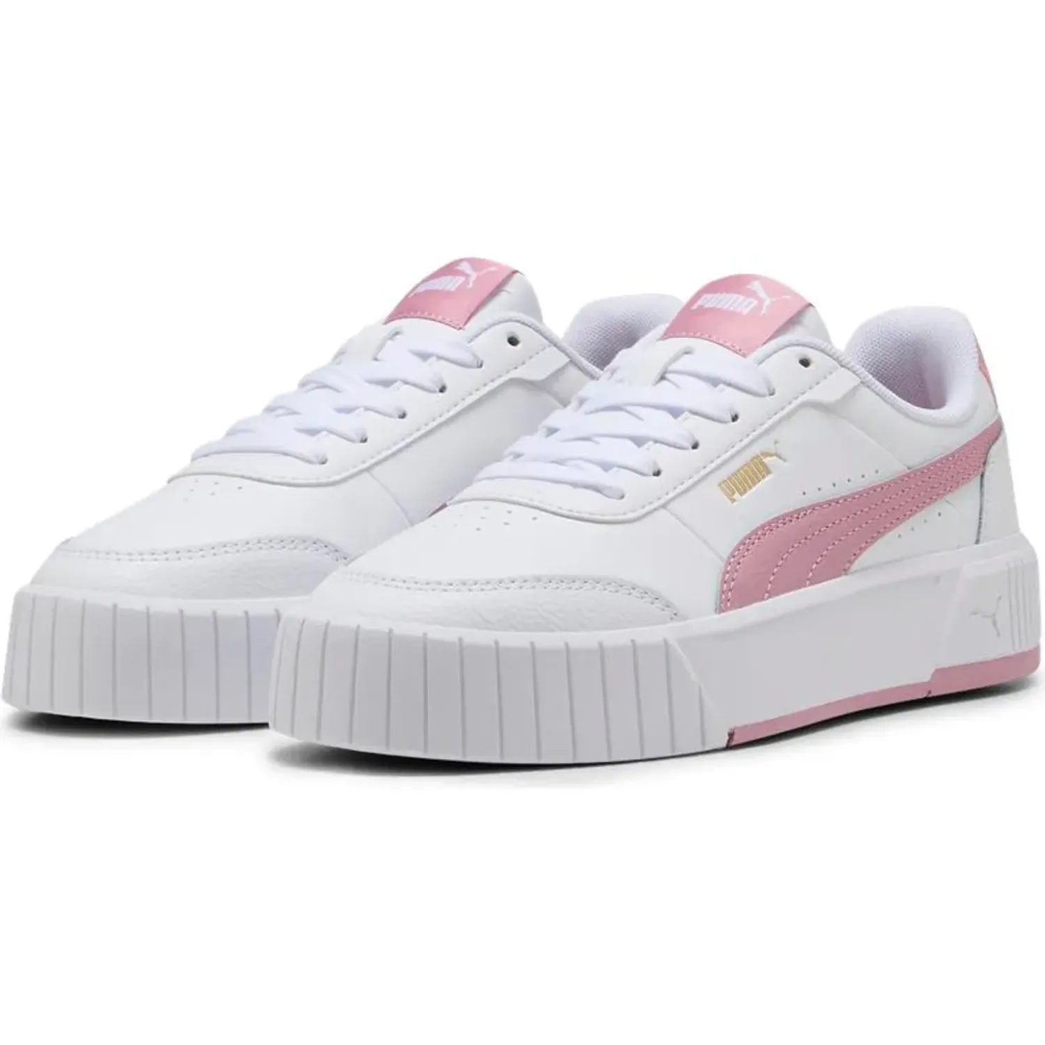 Zapatillas Puma Urbanas Mujer Carina Mia color blanco | Platanitos