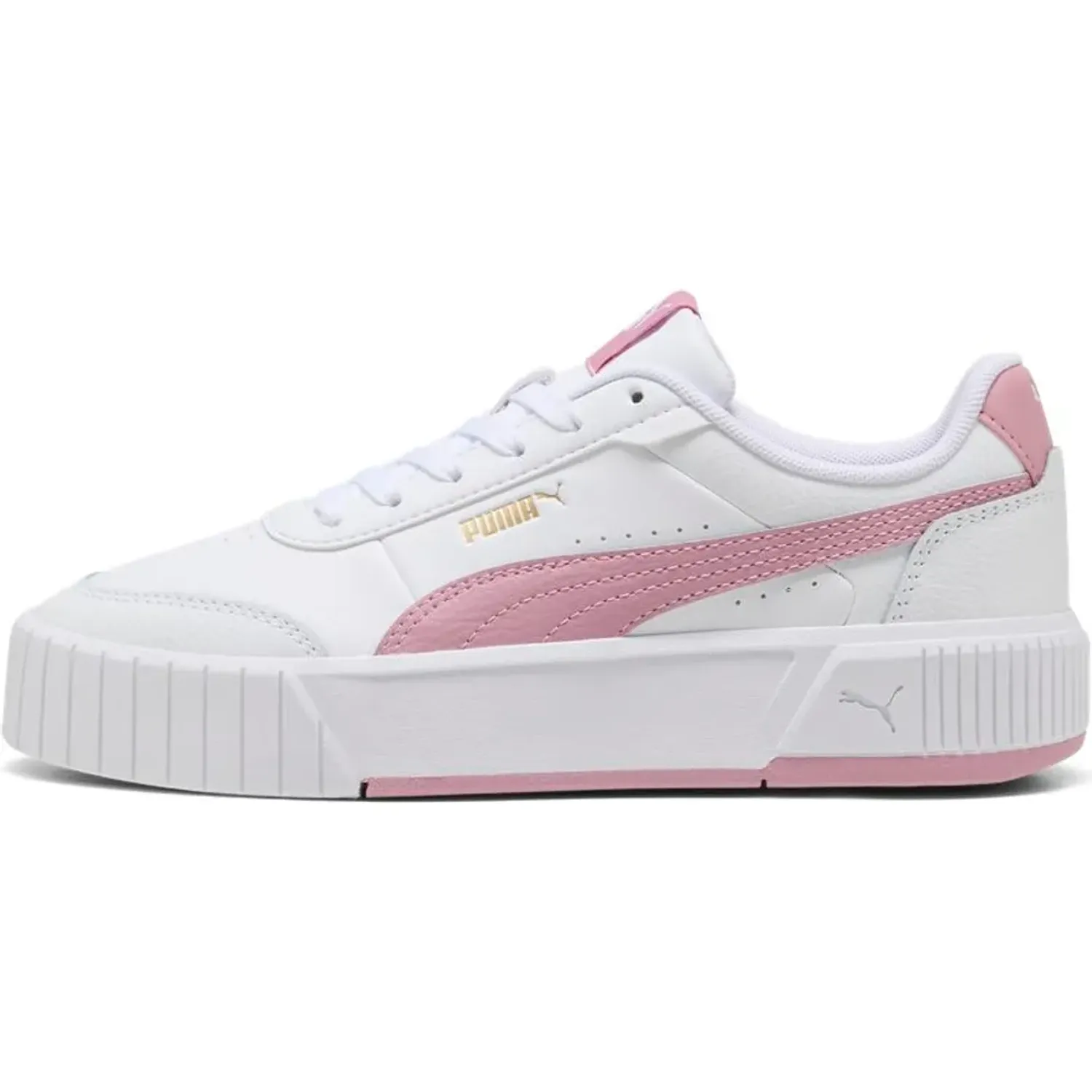 Zapatillas Puma Urbanas Mujer Carina Mia color blanco | Platanitos