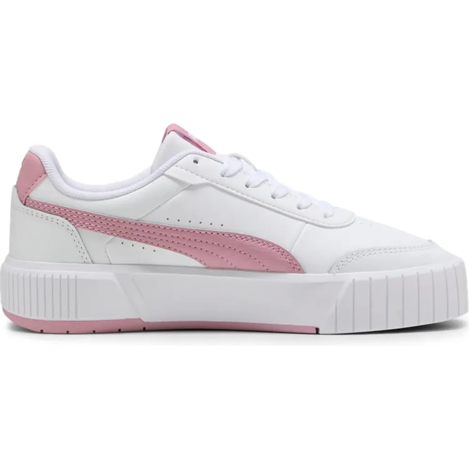 Zapatillas Puma Urbanas Mujer Carina Mia color blanco | Platanitos