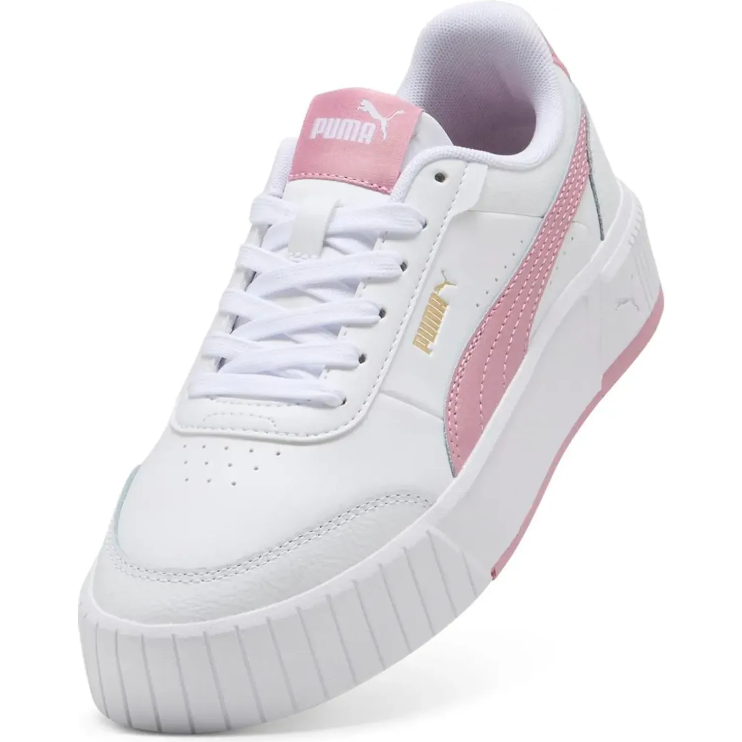 Zapatillas Puma Urbanas Mujer Carina Mia color blanco | Platanitos