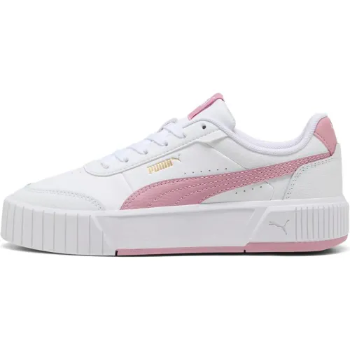 Zapatillas Puma Urbanas Mujer Carina Mia color blanco | Platanitos