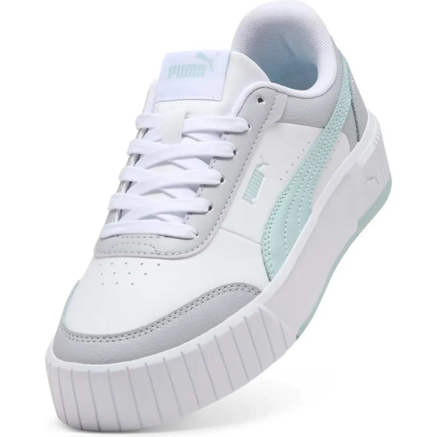 Zapatillas Puma Urbanas Mujer Carina Mia color blanco | Platanitos