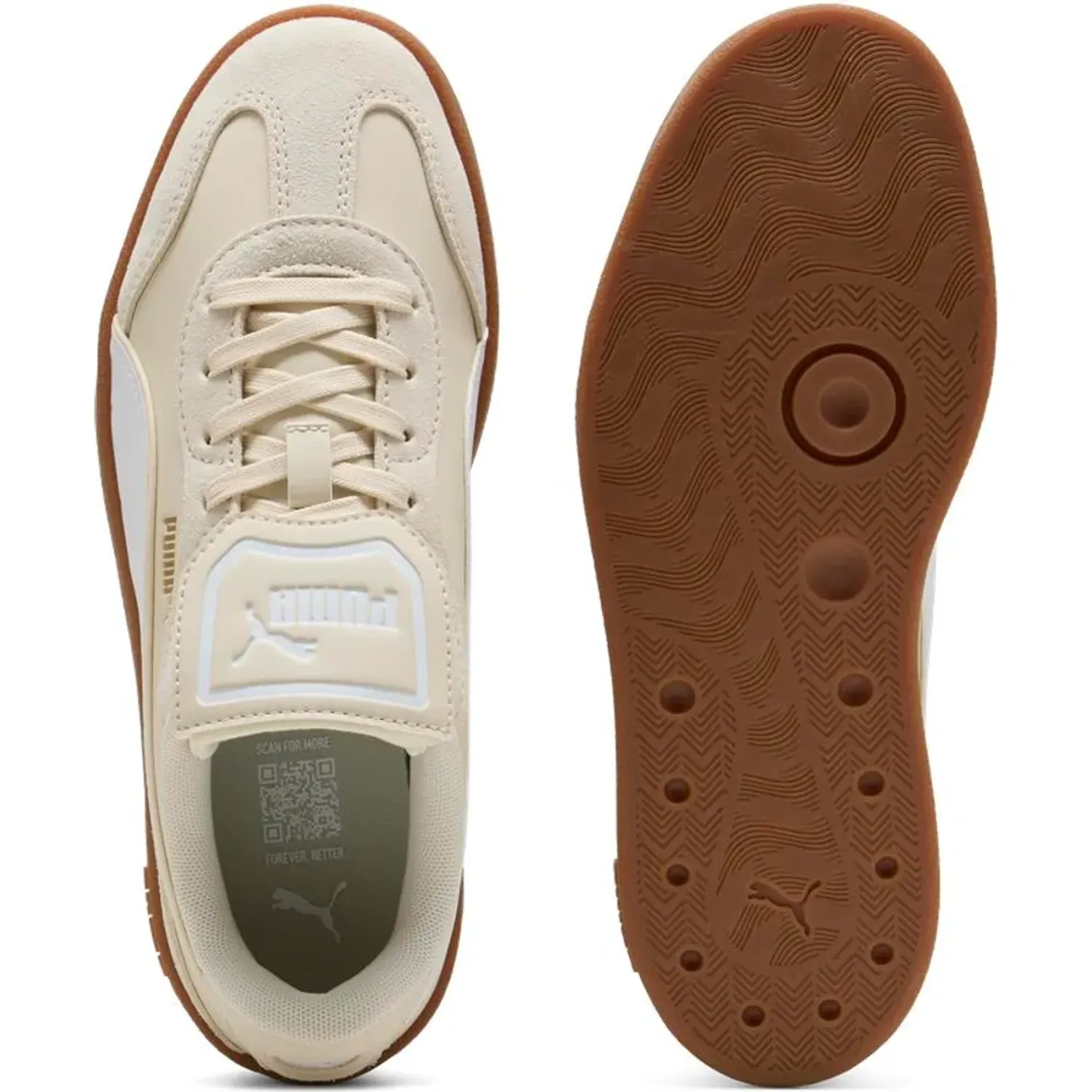 Zapatillas Puma Urbanas Mujer Club Azura color blanco | Platanitos