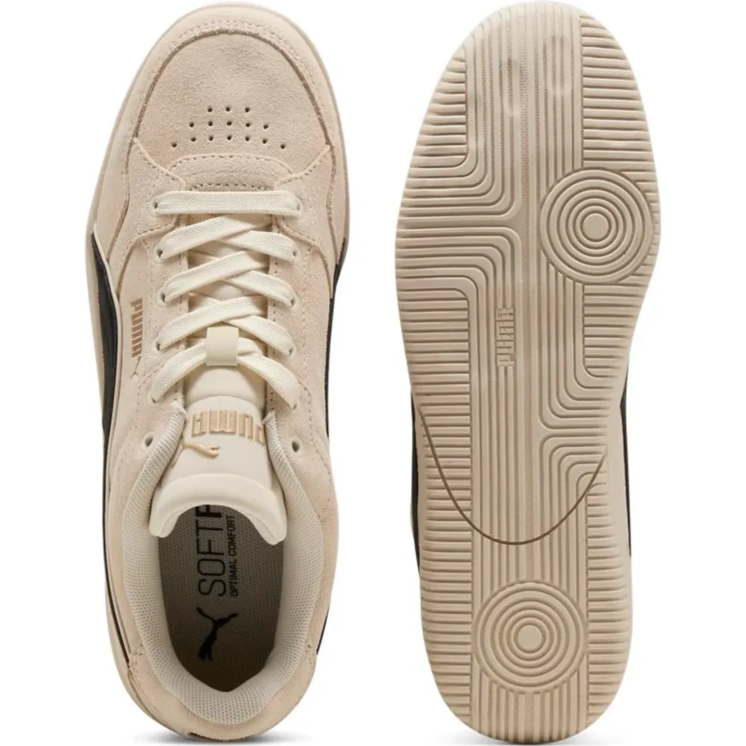 Zapatillas Puma Urbanas Mujer K-Moda Sd color crema | Platanitos